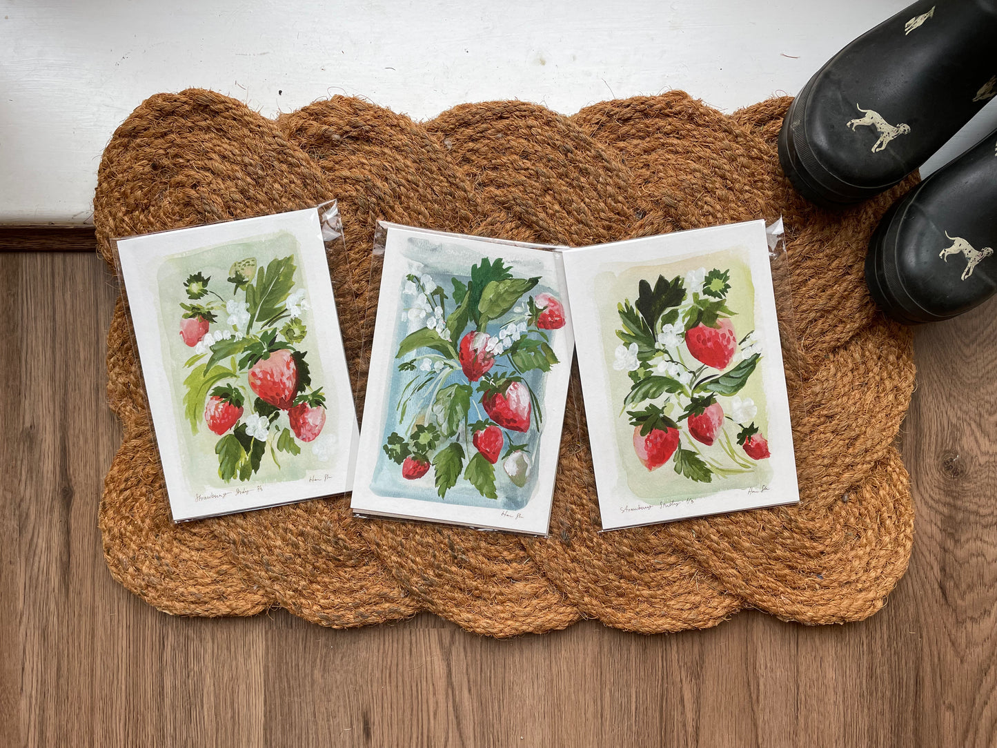 Strawberry Study 3/3 Print